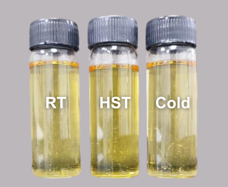 Cresmer OD SOL product stability under RT, HST, and cold conditions