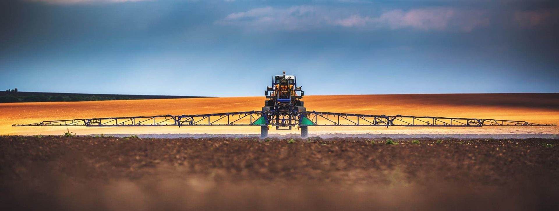 tractor in field