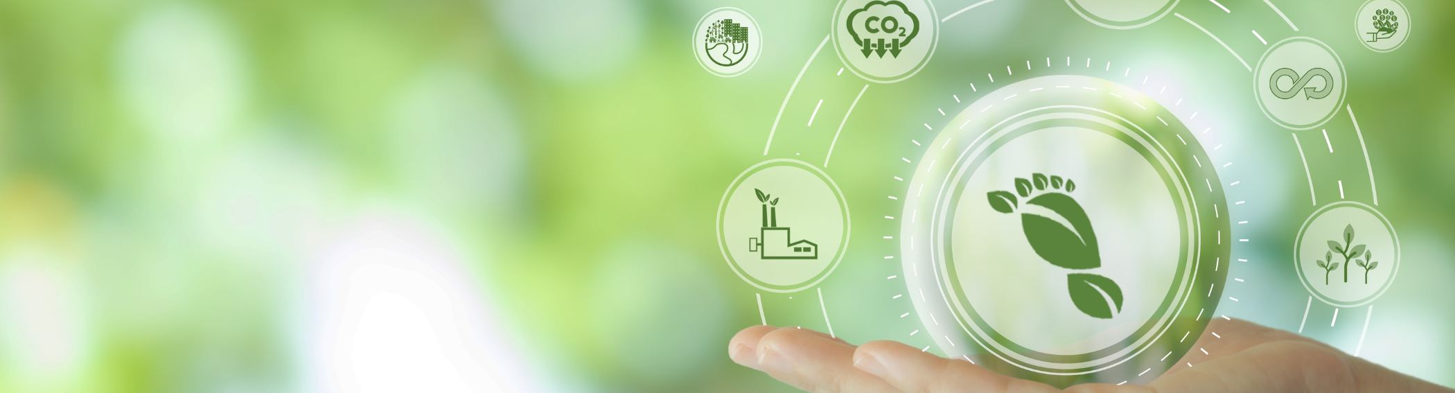 カーボンフットプリントの削減、環境および気候変動の制限